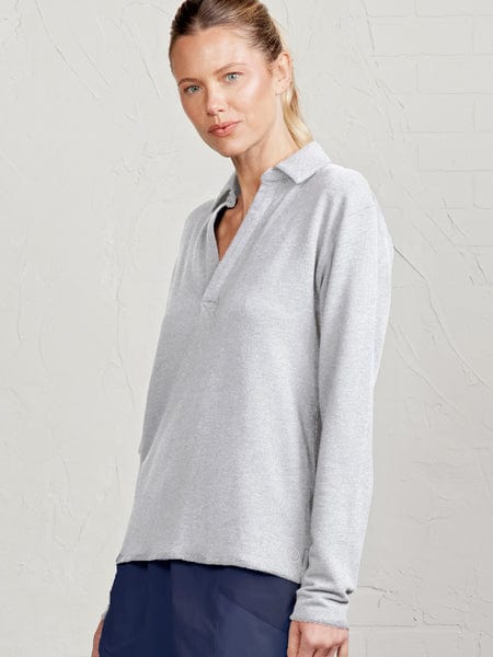 Load image into Gallery viewer, Tasc French Terry Polo Sweatshirt - Women's Tasc French Terry Polo Sweatshirt - Women's Tasc