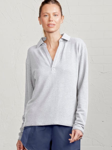 Load image into Gallery viewer, Tasc French Terry Polo Sweatshirt - Women's Tasc French Terry Polo Sweatshirt - Women's Tasc
