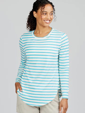 Coconut/Capri / XS Tasc Longline Longsleeve Shirt - Women's Tasc