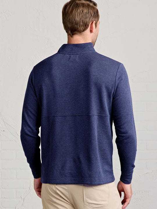 Load image into Gallery viewer, Tasc Men's Stadium French Terry Quarter Zip in Classic Navy Heather Tasc Men's Stadium French Terry Quarter Zip in Classic Navy Heather Tasc