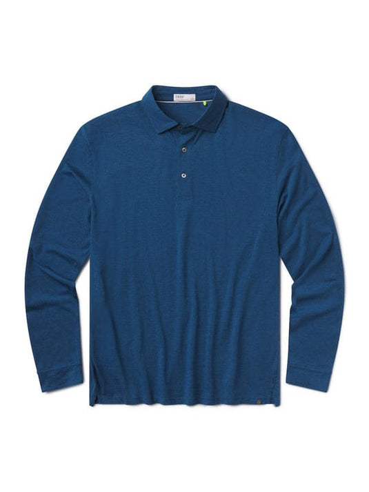 Tasc Men's Westport Long Sleeve Polo in Cavern Heather Tasc Men's Westport Long Sleeve Polo in Cavern Heather Tasc