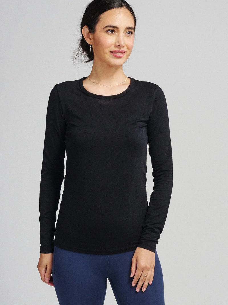 Load image into Gallery viewer, Black / SM Tasc NOLA Long Sleeve T-Shirt - Women&#39;s Tasc

