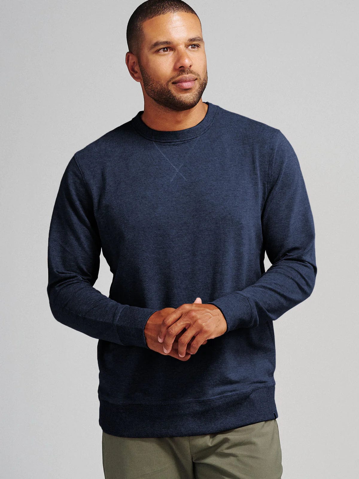 Varsity Lightweight French Terry Sweatshirt by Tasc