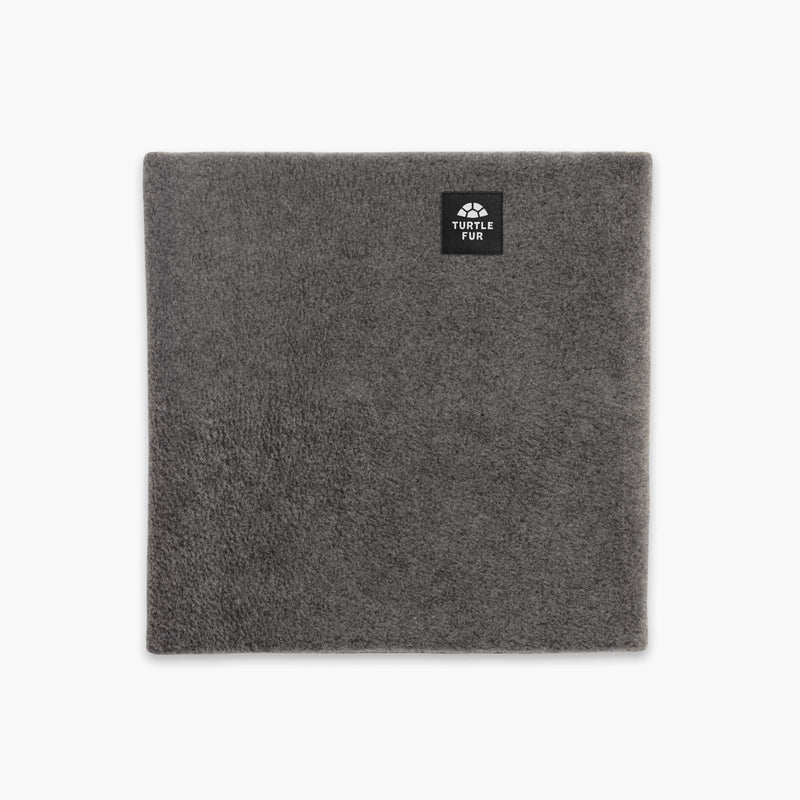 Load image into Gallery viewer, Charcoal Turtle Fur Double-Layer Neck Warmer Turtle Fur