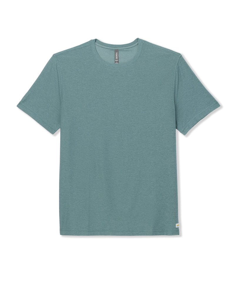 Load image into Gallery viewer, Blue Grass Heather / SM Vuori Strato Tech Tee - Men's Vuori Strato Tech Tee - Men's Vuori