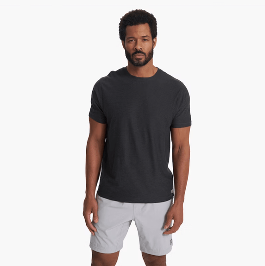 Charcoal Heather / SM Vuori Strato Tech Tee - Men's VUORI