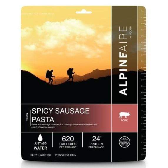 Load image into Gallery viewer, AlpineAire Spicy Sausage Pasta Ready Meal KATADYN NORTH AMERICA
