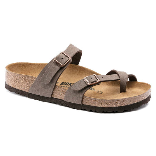 Mocha / 39 Birkenstock Mayari Birkibuc Sandals - Women's BIRKENSTOCK