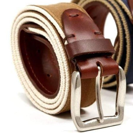Tan / 30 Duck Head Waxed Canvas Belt DUCK HEAD