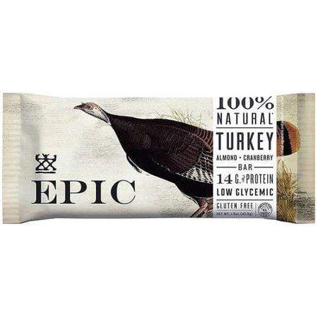 Turkey Almond + Cranberry Epic Gluten Free Protein Bars Epic