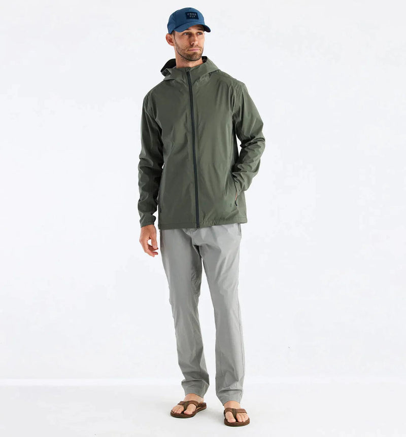 Load image into Gallery viewer, Dark Olive / SM Free Fly Cloudshield Rain Jacket - Men&#39;s Free Fly
