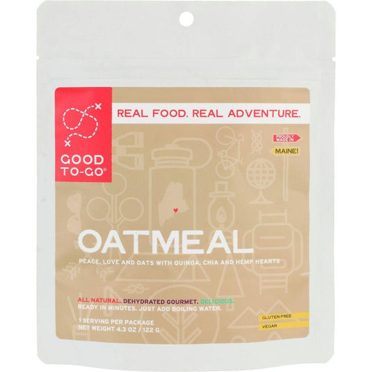 Single Good To-Go Oatmeal Single Serving Breakfast Entrée Good to Go