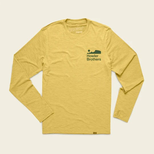 Load image into Gallery viewer, Gold / MED Howler Bros HB Tech Longsleeve Tee - Men&#39;s Howler Bros
