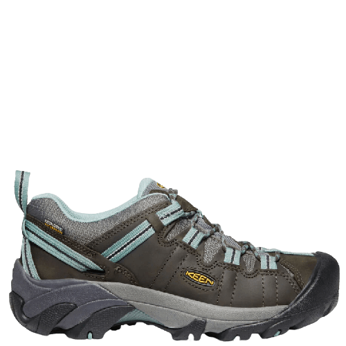 Black Olive & Mineral Blue / 6 Keen Women's Targhee II Waterproof Hiking Shoes KEEN FOOTWEAR