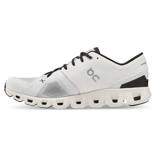 On Running Cloud X 3 in Ivory | Black - Women's On Running