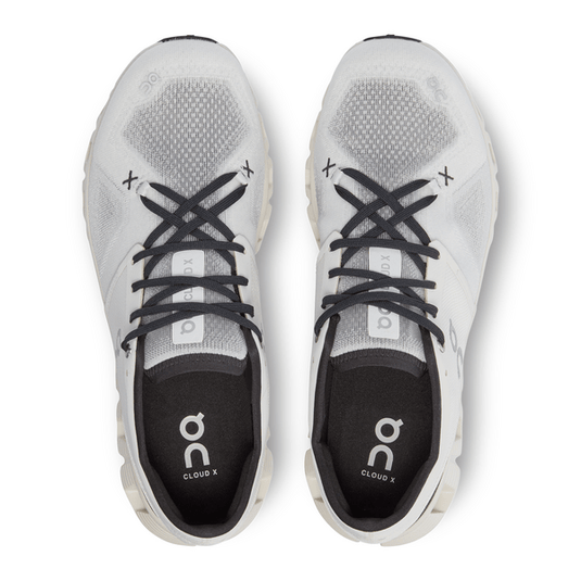 On Running Cloud X 3 in Ivory | Black - Women's On Running