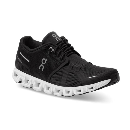 On Running Women's Cloud Shoes in Black & White On Running