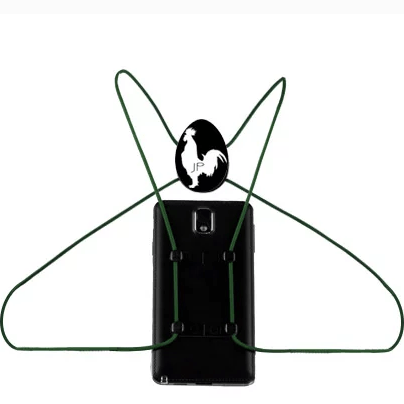 Forest Green Rooster Wrap Hands-Free Cellphone Harness RoosterWrap Hands-Free Cellphone Harness Rooster