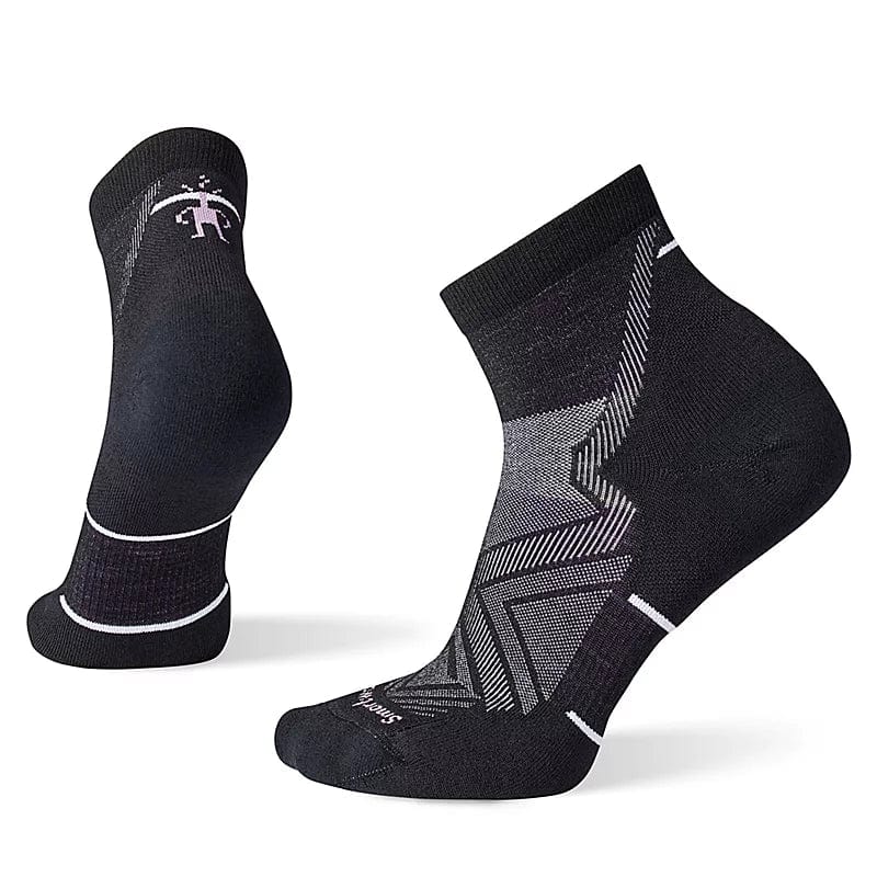 Load image into Gallery viewer, Black / MED Smartwool Run Targeted Cushion Ankle Socks - Women&#39;s SMARTWOOL CORP

