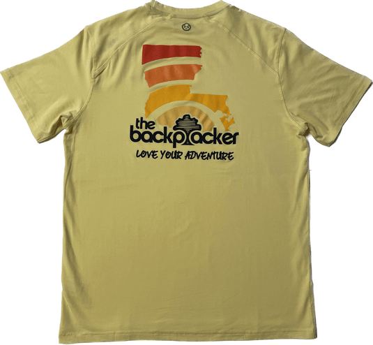 Summer Yellow / MED Tasc Carrollton Backpacker Performance Short Sleeve T-Shirt - Men's Tasc