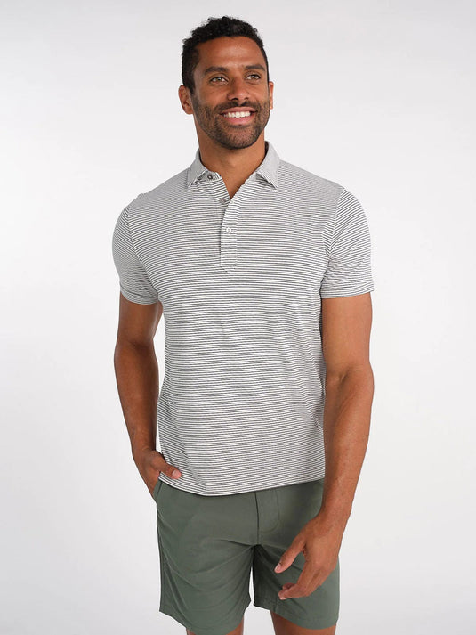 White/Classic Navy / MED Tasc Everywear Polo - Men's Tasc