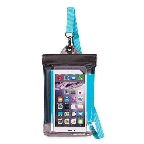 Blue Travelon Waterproof Smart Phone/Digital Camera Pouch travelon