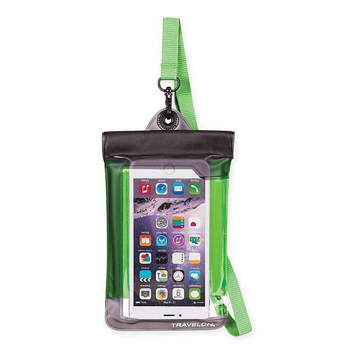 Load image into Gallery viewer, Green Travelon Waterproof Smart Phone/Digital Camera Pouch travelon
