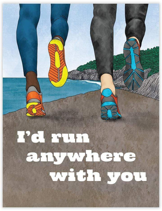 Waterknot "I'd Run Anywhere With You" Card Waterknot