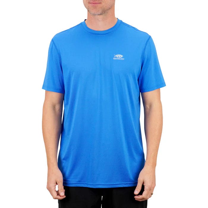 Load image into Gallery viewer, Aftco Jigfish UVX Americana Shortsleeve Performance Shirt - Men&#39;s Aftco
