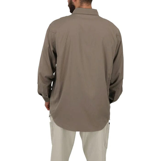 Aftco Rangle Long Sleeve Vented Button Up Fishing Shirt - Men's Aftco