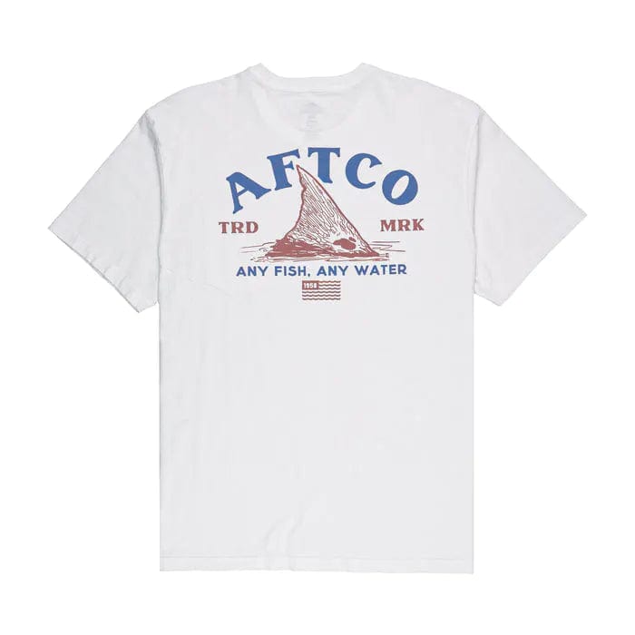 Load image into Gallery viewer, White / SM Aftco Red Peak Shortsleeve T-Shirt - Men&#39;s Aftco
