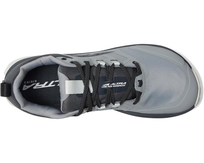 Load image into Gallery viewer, Altra Men&#39;s Lone Peak 9 Waterproof Low in Gray Altra Men&#39;s Lone Peak 9 Waterproof Low in Gray Altra
