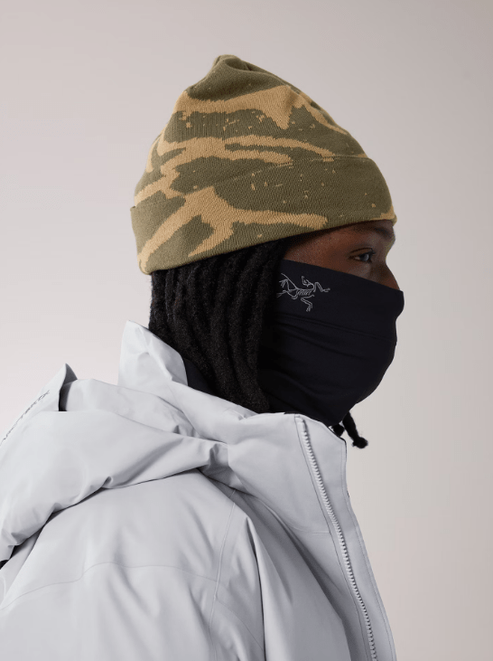 Load image into Gallery viewer, Black Arc&#39;teryx Rho Neck Gaiter Long Arc&#39;teryx Rho Neck Gaiter Long Arcteryx
