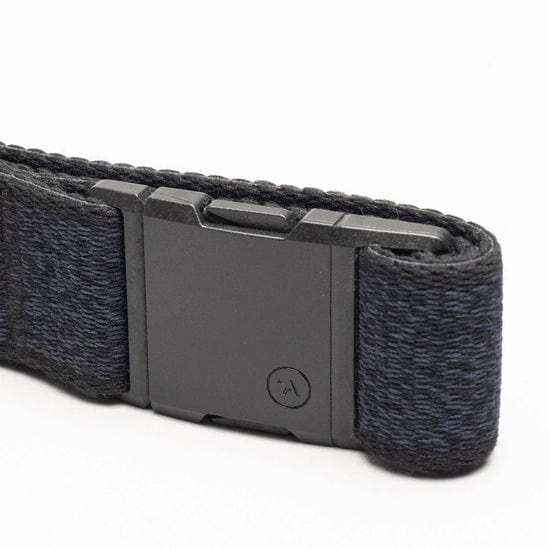 Load image into Gallery viewer, Heather Navy Black Arcade Belts Blackwood Slim Arcade Belts
