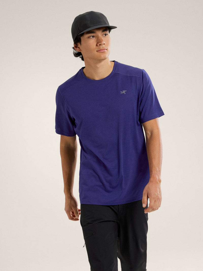 Load image into Gallery viewer, Soulsonic Heather / MED Arcteryx Men&#39;s Cormac Crew Short Sleeve Arcteryx Men&#39;s Cormac Crew Short Sleeve Arcteryx
