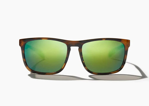 Brown Tortoise Gloss w/Green Mirror Glass Lens Bajio Calda Polarized Sunglasses in Brown Tortoise Gloss BAJIO