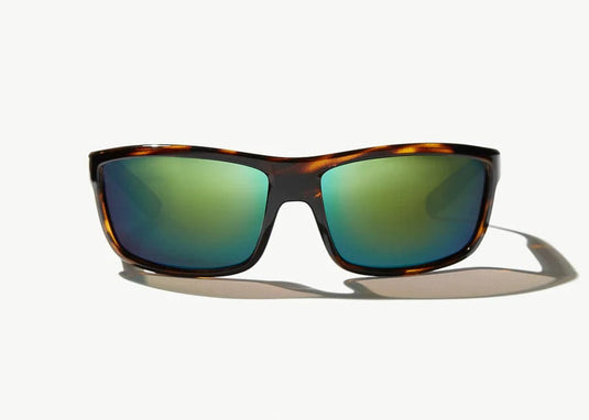 Brown Tortoise Gloss w/Green Mirror Glass Lens Bajio Nippers Polarized Sunglasses in Brown Tortoise Gloss BAJIO