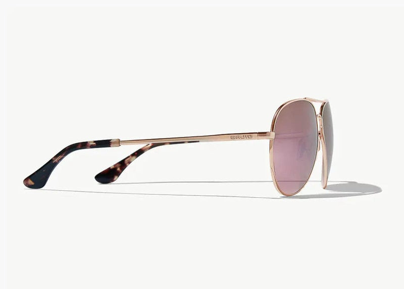 Load image into Gallery viewer, Rose Gold w/Rose Mirror Glass Lens Bajio Soldado Polarized Sunglasses in Rose Gold BAJIO

