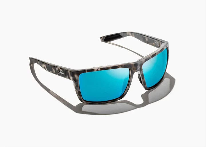 Load image into Gallery viewer, Gray Tortoise Matte w/Blue Mirror Glass Lens Bajio Stiltsville Polarized Sunglasses in Gray Tortoise Matte BAJIO
