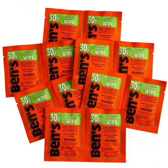 Ben's 30 Tick & Insect Repellent Wipes Adventure Medical Kits