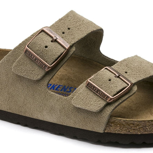 Birkenstock Arizona Soft Footbed Suede in Taupe Birkenstock Arizona Soft Footbed Suede in Taupe Birkenstock