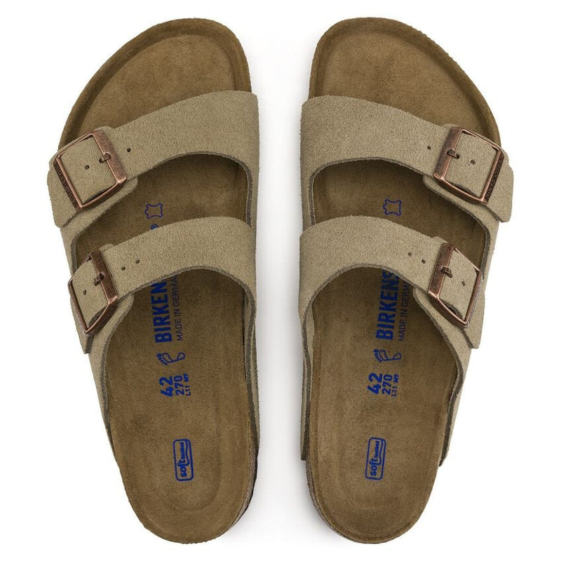 Load image into Gallery viewer, Birkenstock Arizona Soft Footbed Suede in Taupe Birkenstock Arizona Soft Footbed Suede in Taupe Birkenstock
