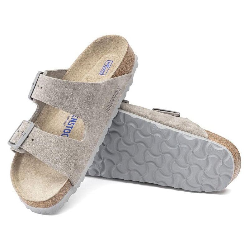 Load image into Gallery viewer, Birkenstock Women&#39;s Arizona Soft Footbed Suede in Stone Coin Birkenstock Women&#39;s Arizona Soft Footbed Suede in Stone Coin Birkenstock
