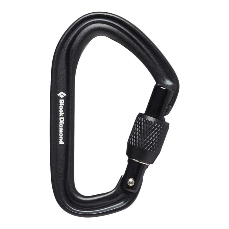 Load image into Gallery viewer, Black Black Diamond Hotforge Screwgate Carabiner Black Diamond
