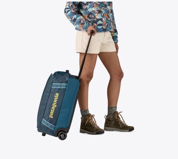 Load image into Gallery viewer, Tidal Teal Black Hole Wheeled Duffel 40L in Tidal Teal Black Hole Wheeled Duffel 40L in Tidal Teal Patagonia Inc
