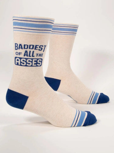 Blue Q Baddest Of All The A**es Socks - Men's Blue Q Baddest Of All The A**es Socks - Men's Blue Q