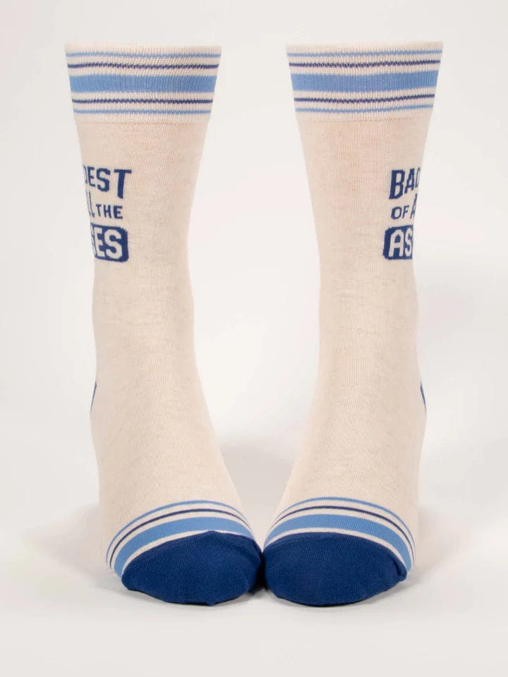 Load image into Gallery viewer, Blue Q Baddest Of All The A**es Socks - Men&#39;s Blue Q Baddest Of All The A**es Socks - Men&#39;s Blue Q
