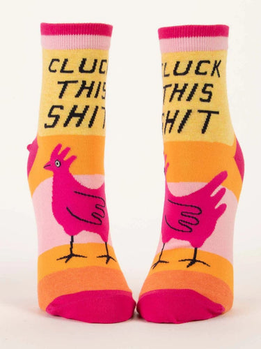 Blue Q Cluck This S**t Crew Socks - Women's Blue Q Cluck This S**t Crew Socks - Women's Blue Q