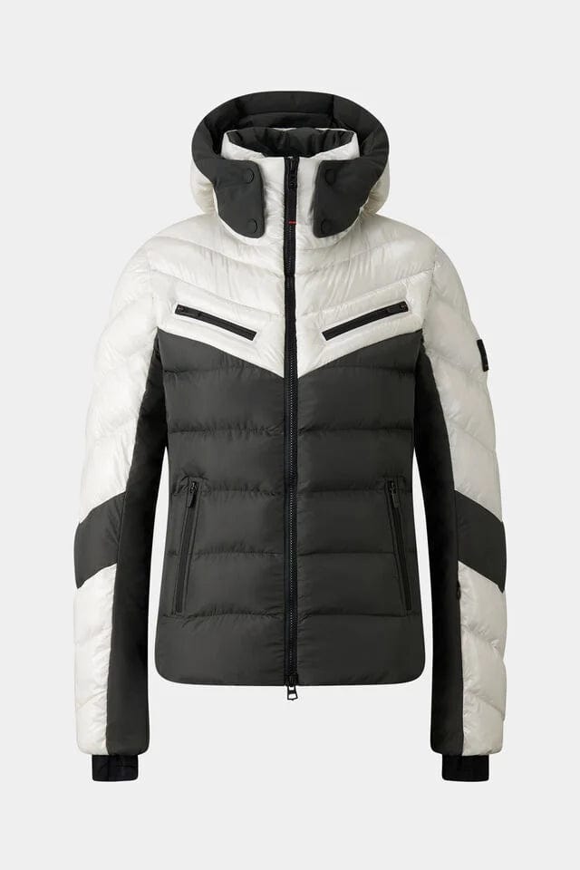 Load image into Gallery viewer, White / Gray / 6 Bogner Farina Ski Jacket - Women&#39;s Bogner Farina Ski Jacket - Women&#39;s Bogner
