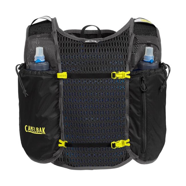 Load image into Gallery viewer, Black/Safety Yellow Camelbak Circuit Run Vest with Crux 1.5L Reservoir - Men&#39;s Camelbak Products Inc.
